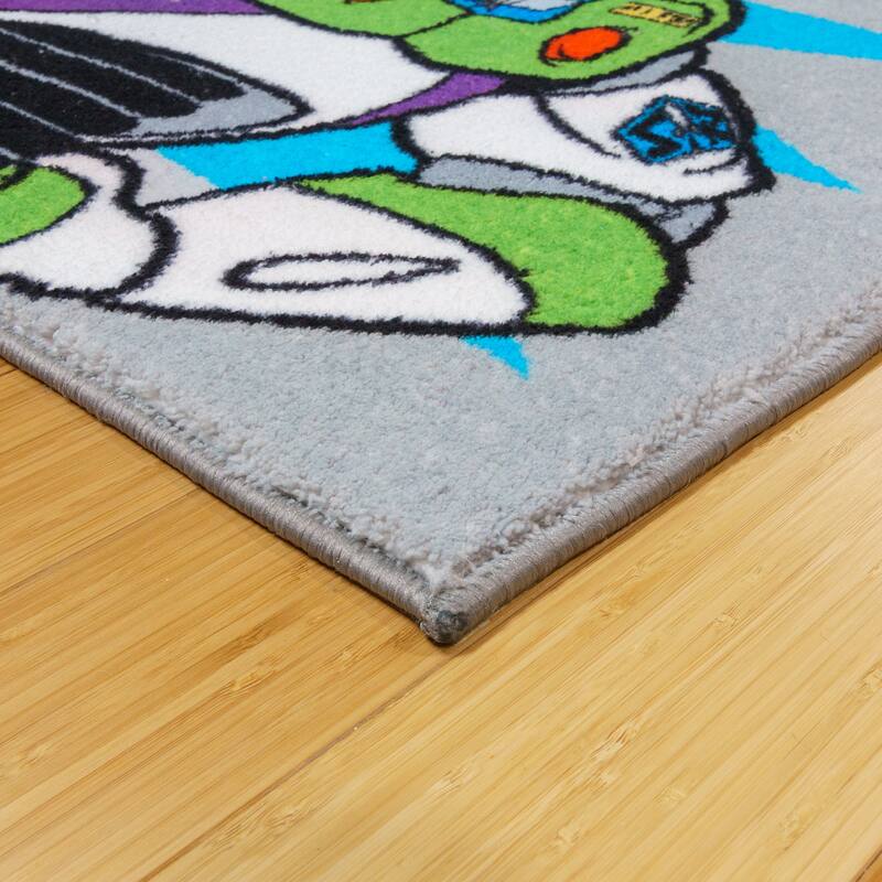 Licensed Pixar Toy Story Youth Novelty Soft Polyester Non-Slip Stain Resistant Indoor Area Rug 3x5