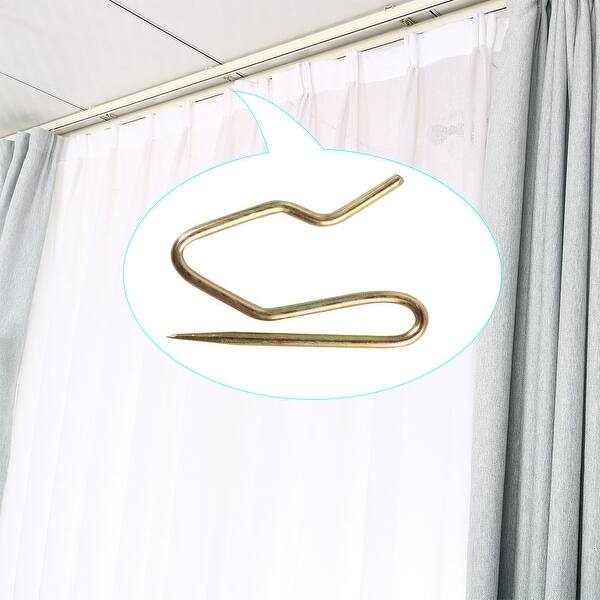 Shop Metal Shower Curtain Drapery Hooks 1 25 X 0 94inch Bathroom