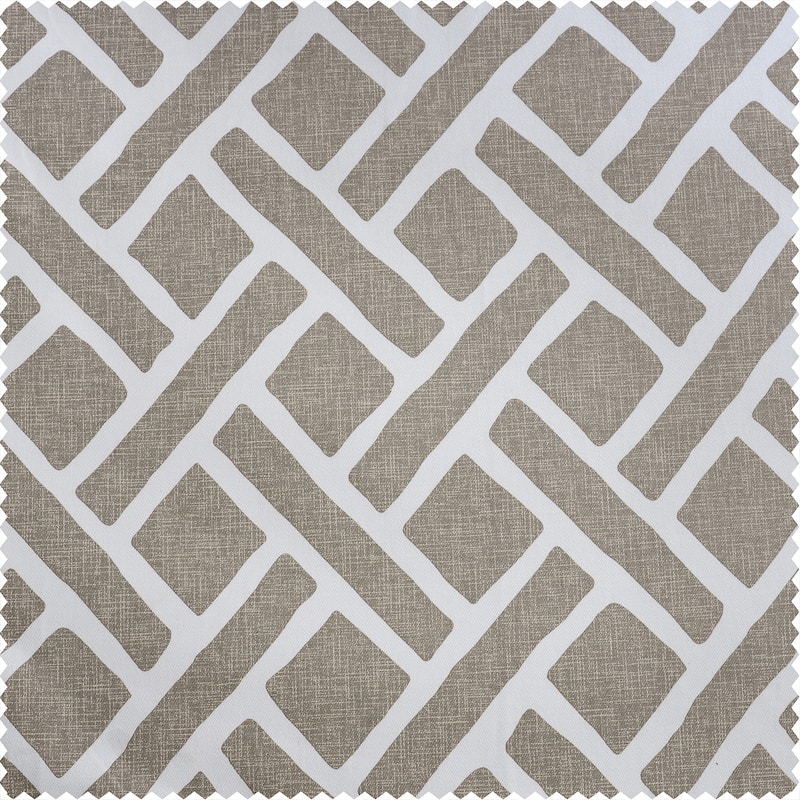 Exclusive Fabrics Martinique Printed Cotton Hotel Blackout Curtain (1 Panel)