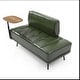 preview thumbnail 25 of 28, 55"W Faux Leather End of Bed Bench With side table