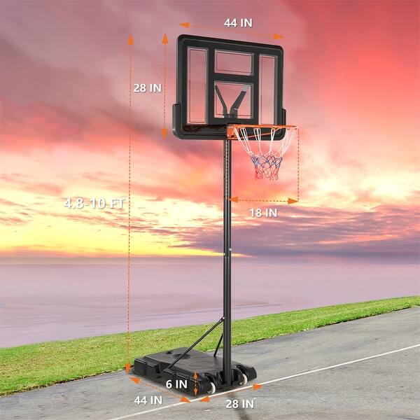 Outdoor Portable Basketball Rack, Suitable for Children and Adults