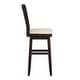 preview thumbnail 55 of 65, Eleanor Slat Back Wood Swivel Stool by iNSPIRE Q Classic