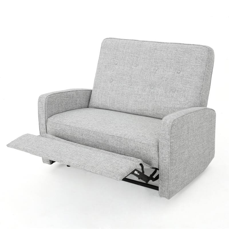 47"Wide Manual Recliner Chair for Adults, Single Reclining Sofa Chair Fabric Upholstered Living Room Chair Modern Club Chair