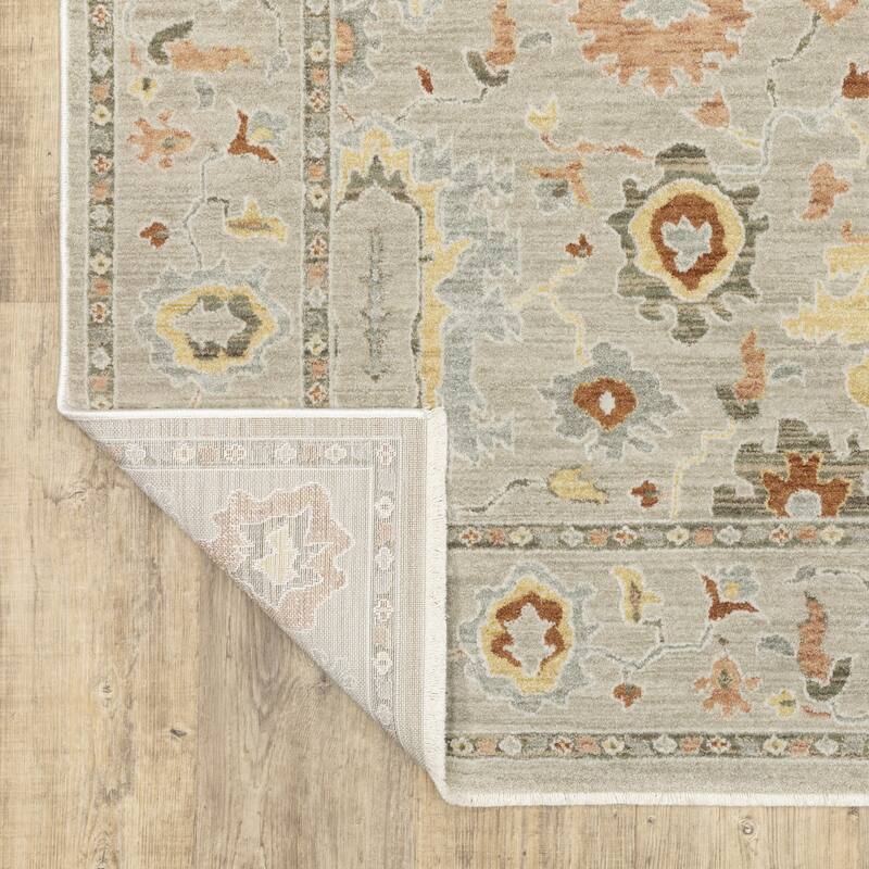 Kellan Vintage Bohemian Grey/ Multi Area Rug-