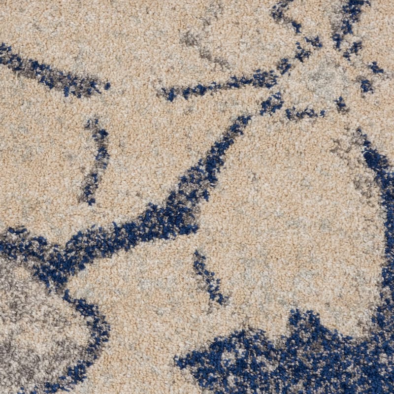 Nourison Tranquil Contemporary Abstract Floral Area Rug
