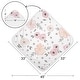 preview thumbnail 4 of 4, Sweet Jojo Designs Pink Boho Floral Girl Hooded Baby Towels - Toddler Bath Towel -Bohemian Shabby Chic Watercolor Rose Farmhouse