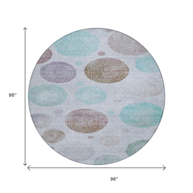 HomeRoots Geometric Transitional Rectangle Outdoor Rug