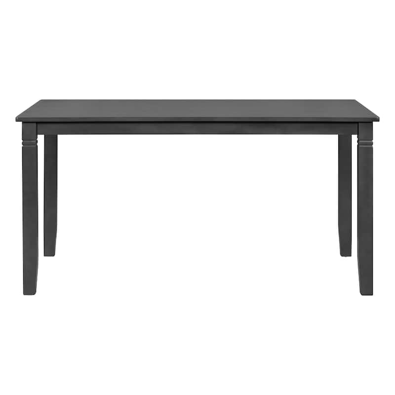 Kitchen Table Set with Upholstered Bench and 4 Dining Chairs