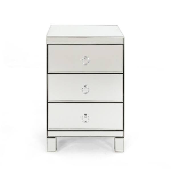 Shop 24 Clear Contemporary 3 Drawers Storage Cabinet Overstock 31990658
