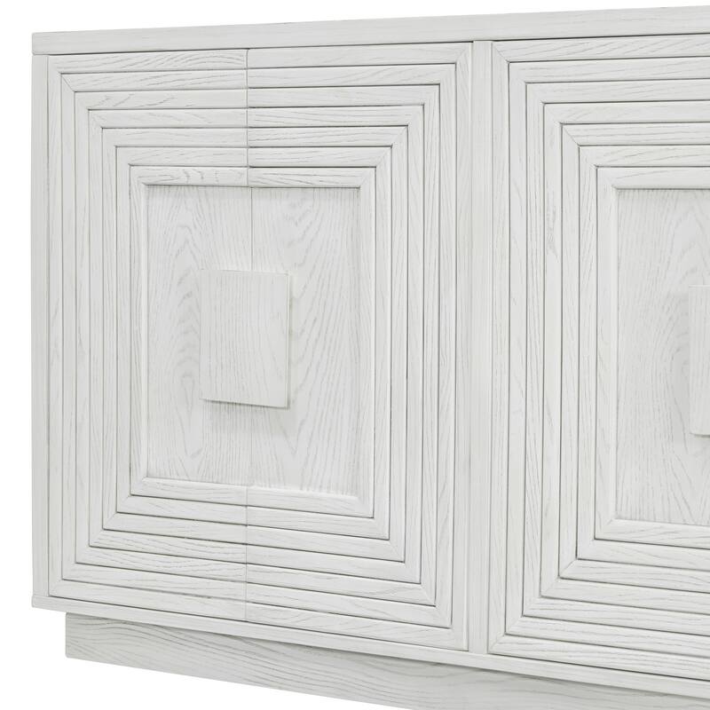 4-Door Sideboard with Ample Storage for Living Room and Dining Room