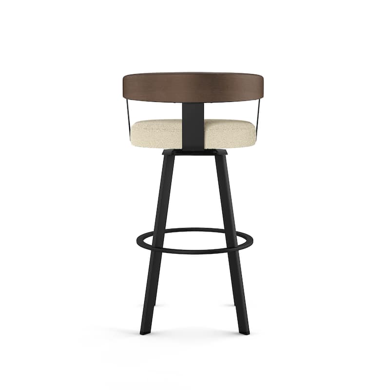 Amisco Lars Swivel Counter and Bar Stool