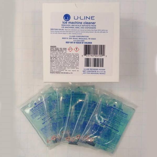 ULine Ice Maker Cleaning Solution for ULine Clear Ice Makers Bed