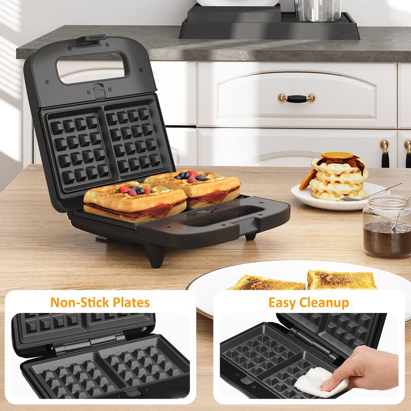 3 in 1 Electric Waffle, Grill & Sandwich Maker