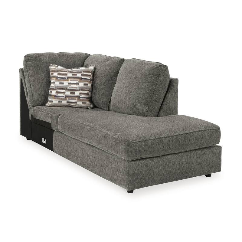 Signature Design by Ashley O'Phannon 2-Piece Sectional with Ottoman - 125" W x 86" D x 38" H