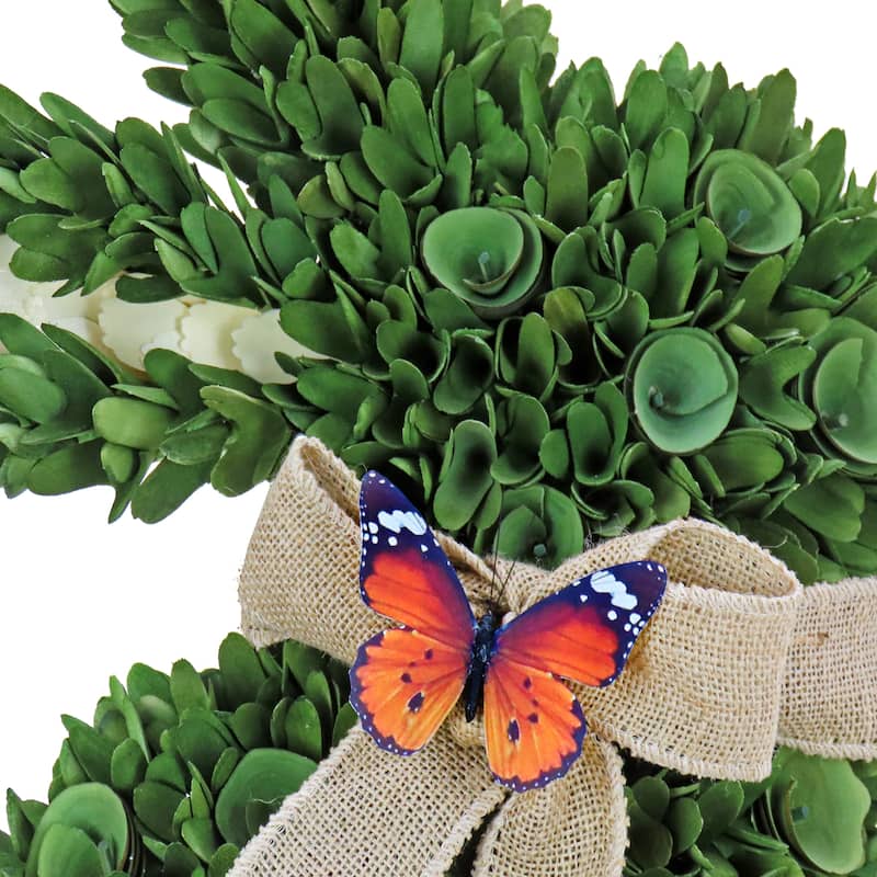 National Tree Company 22 in. Green Floral Bunny Decoration - 22 in