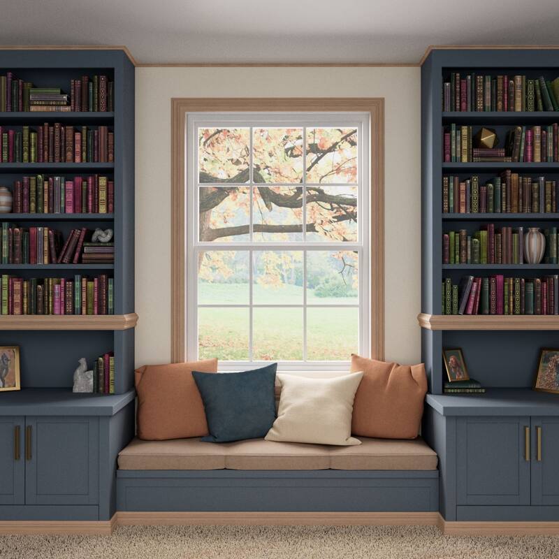 WM100: 11/16-in D x 11/16-in W x 96-in L Americraft Solid Hardwood Stain Grade Cove Moulding