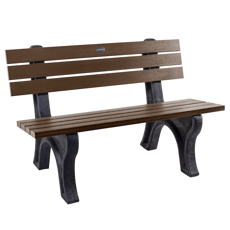 HIGHWOOD PROFESSIONAL Aurora Traditional 4ft Park Bench - Weathered Acorn