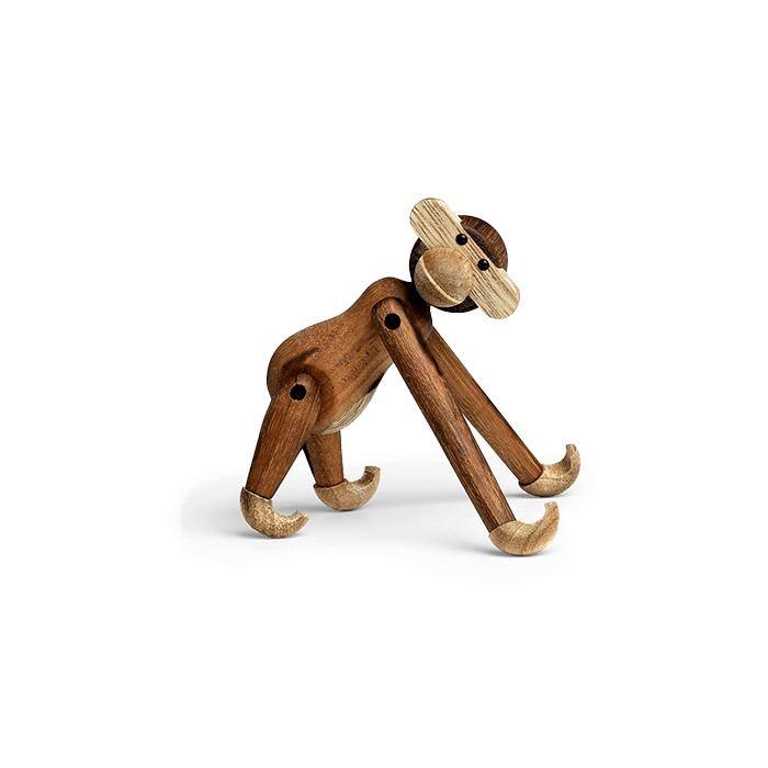 Kay Bojesen Monkey, Teak/Limba, Mini - H: 3.7"