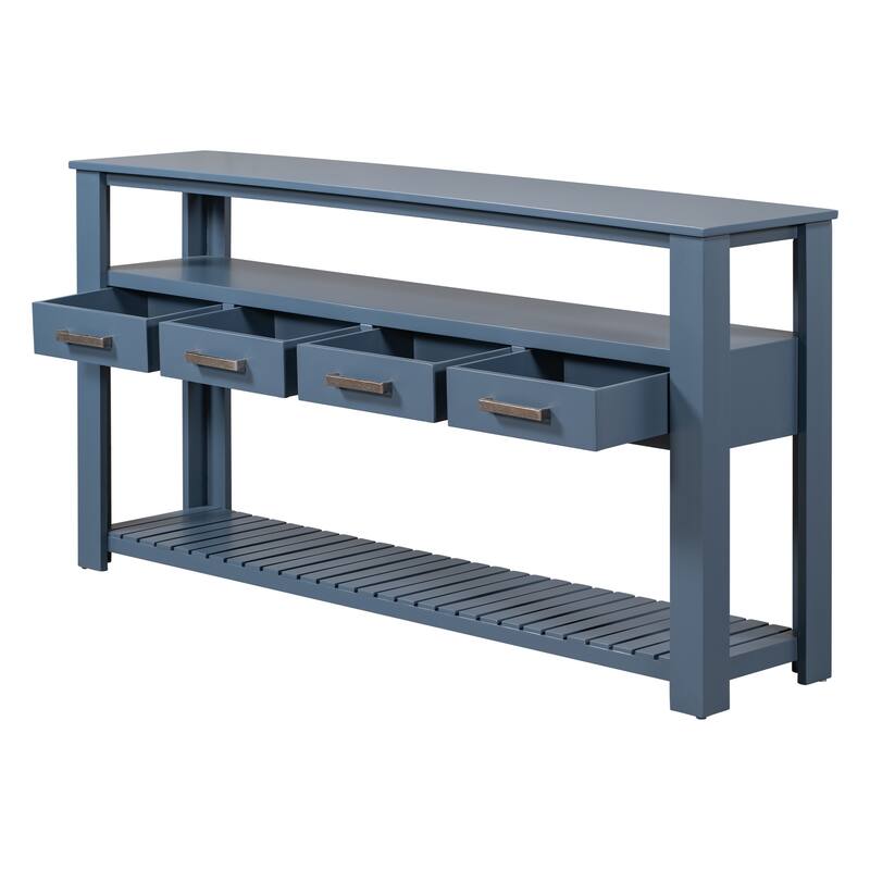62.2'' Modern Console Table Sofa Table for Living Room