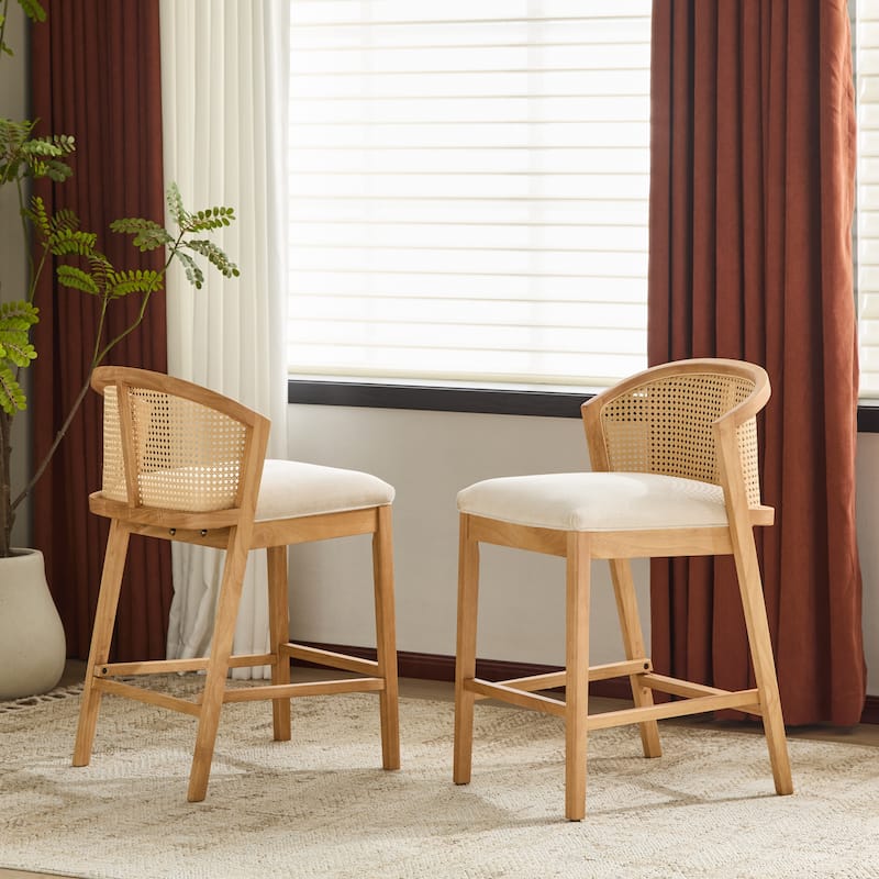 Tatti Indoor Wooden Counter Stool