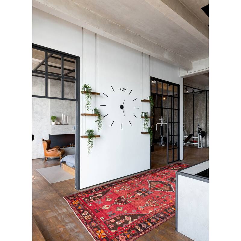 ECARPETGALLERY Hand-knotted Andelz Red Wool Rug - 5'5 x 10'2