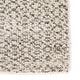 preview thumbnail 5 of 4, Kelis Hand-Knotted Geometric Ivory/ Dark Grey Area Rug