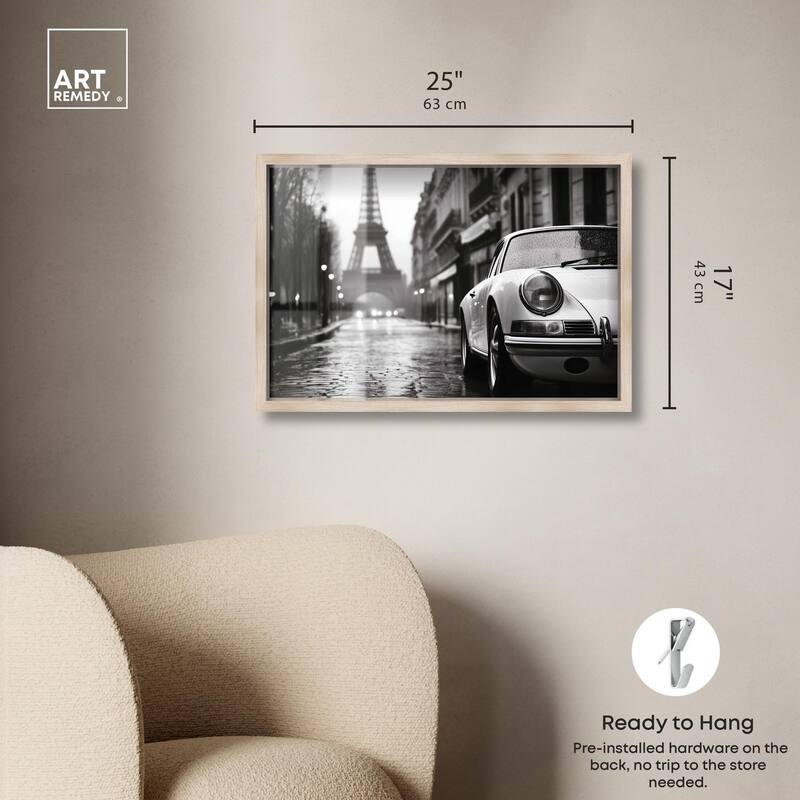 Rainy Day Paris Shadowbox by Art Remedy