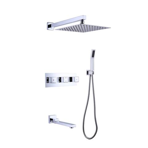 EPOWP 3 Function Temperature Control Shower System with Rough-in Valve