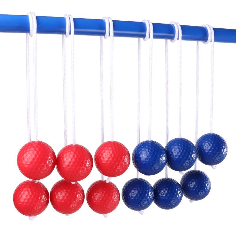 GSE™ Set of 6 Ladder Ball Toss Game Ladder Balls Bolas Set, Replacement Golf Balls Bolos - Ladder Balls - 16 Years and Up - Ladder Balls