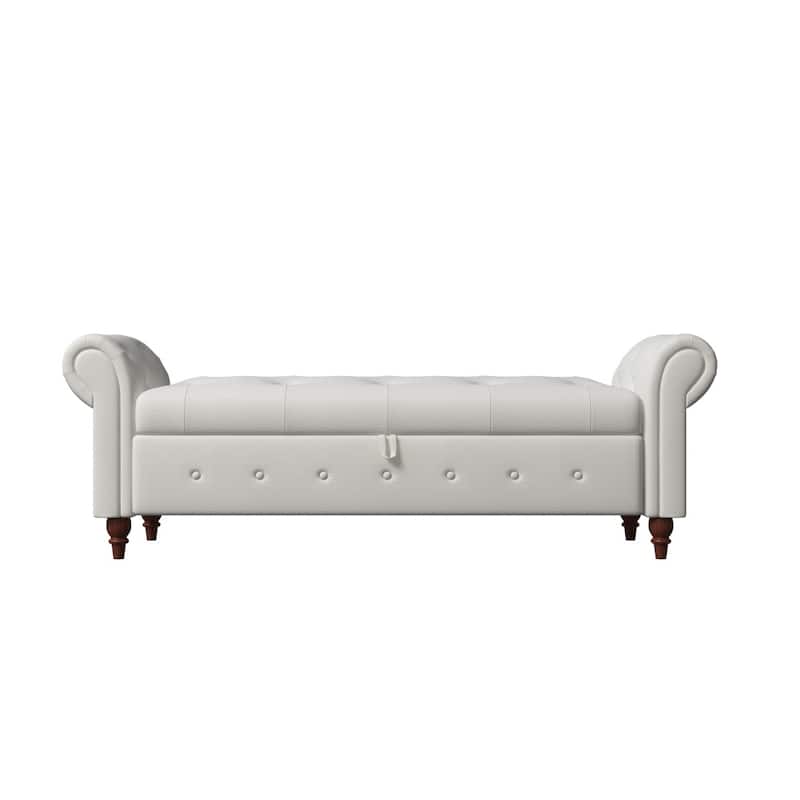 63" Upholstery Storage Bench