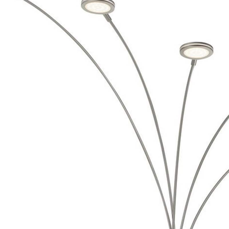 72" Five Light Led Arc Floor Lamp
