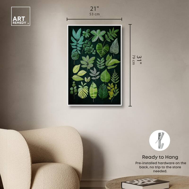 Leaf Library II Canvas by Art Remedy