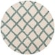preview thumbnail 103 of 118, SAFAVIEH Dallas Shag Melahat Trellis 1.5-inch Thick Rug 6' Round - Ivory/Seafoam - Round