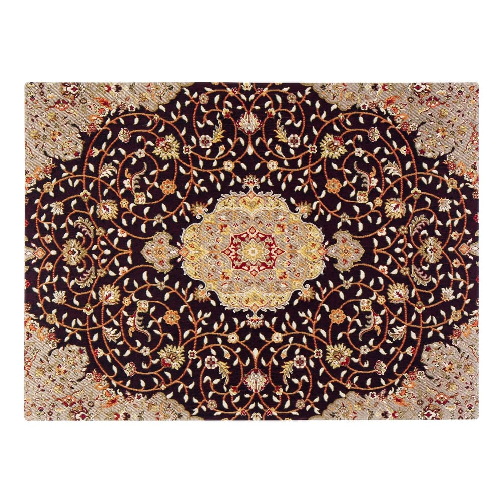 Jani 36"x48" Rug'd Chair Mat-Rug Style Office Chairmat for Carpet & Hard Floors| 0.5" Thick |Non-Slip, Foldable Desk Chair Mat