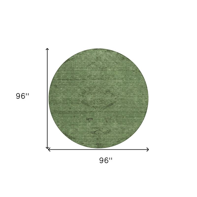 HomeRoots Floral Traditional Rectangle Outdoor Rug