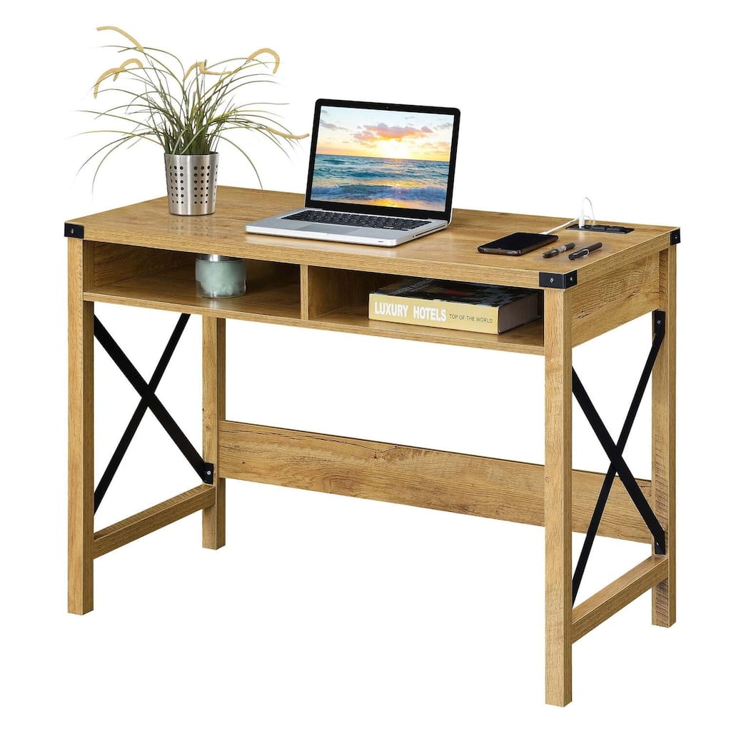 42 Inch Desk with Charging Station