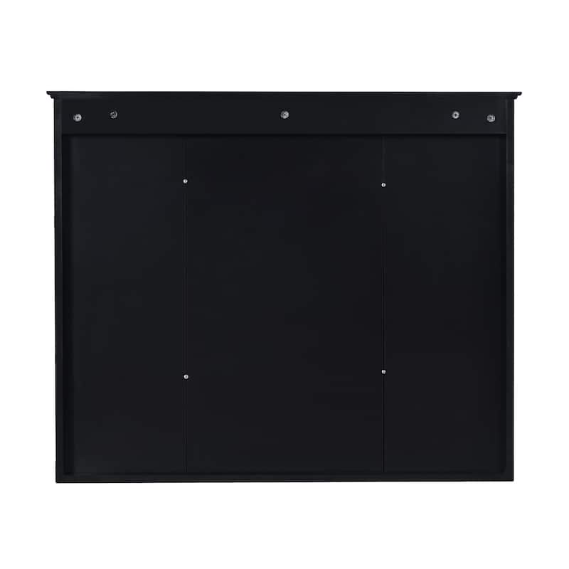 Modern Bathroom Wall Cabinet with Mirror,Mirror Cabinet with Open Shelves,Wall Mounted Bathroom Medicine Cabinet