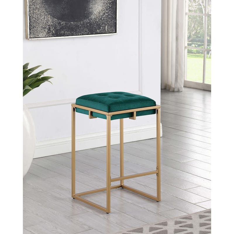 Nadia Upholstered Backless Stool (Set of 2)