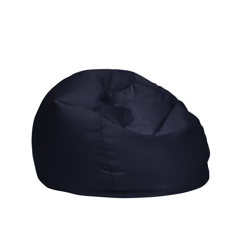 Sorra Home Valdese Boucle Outdoor Bean Bag - 30 in W x 30 in W x 20 in H