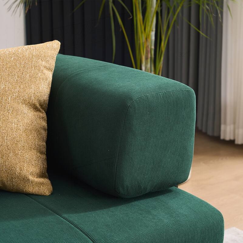 Versatile Convertible Sofa Bed with Plush Pillows for Any Living Space