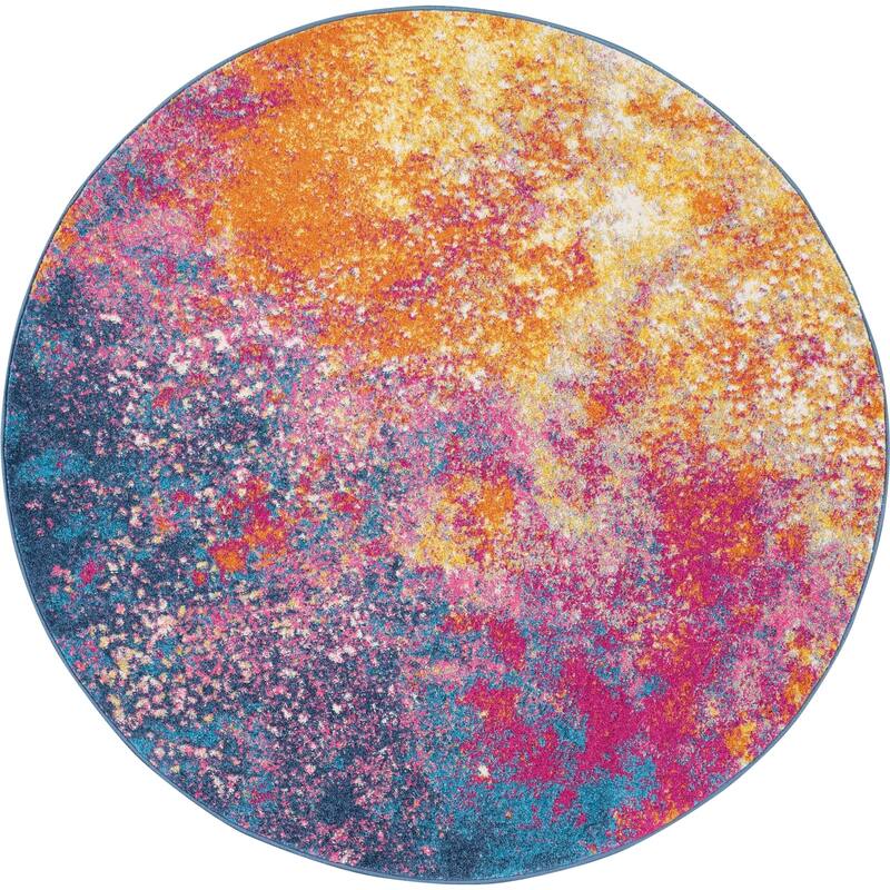 Nourison Passion Colorful Modern Abstract Area Rug