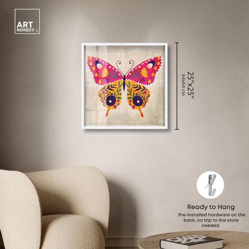 Butterfly Wings II Shadowbox by Art Remedy
