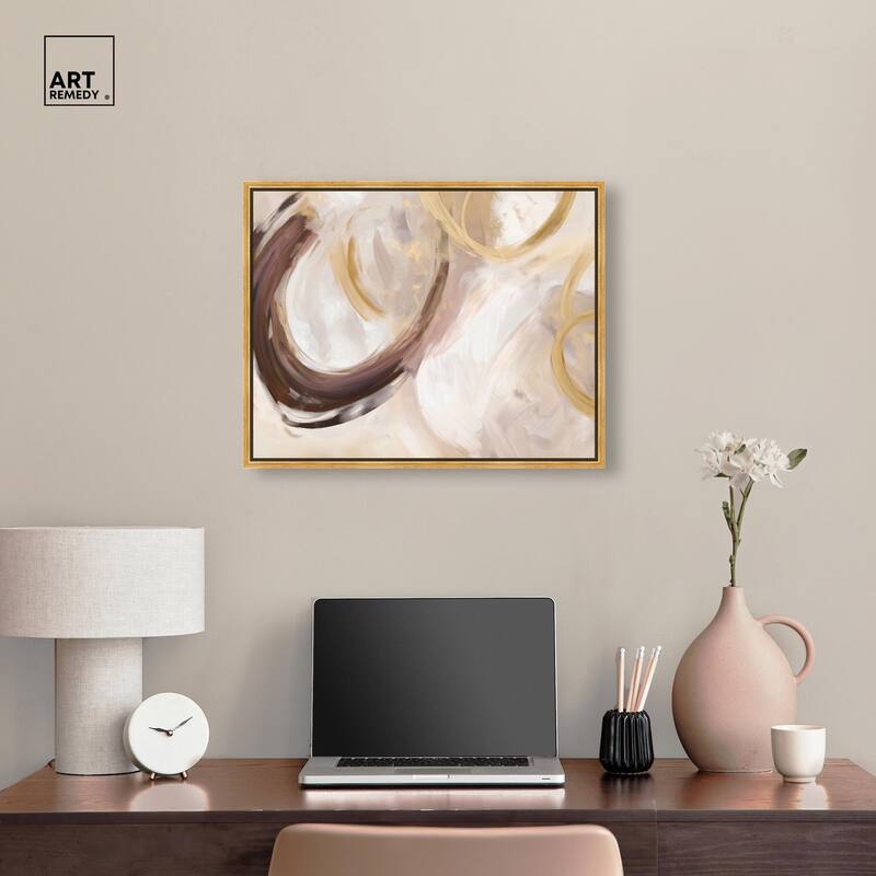 Dreamy Swirls I Canvas by Art Remedy