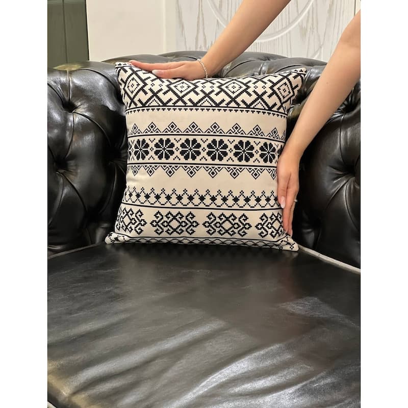Pasargad velvet Throw Pillow 16'' X 16" - 1' x 1'