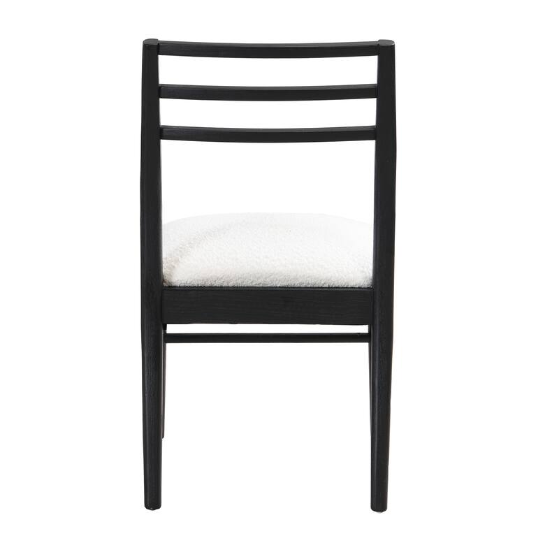 Valenro Dining Set with Cushioned Seats, Ladder Back, Rubberwood by Christopher Knight Home