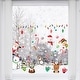 WALPLUS Snowy Winterland With Friends Christmas Window Clings Window ...