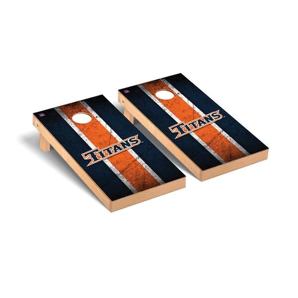 slide 2 of 5, Cal State Fullerton Titans Vintage Cornhole Board Set