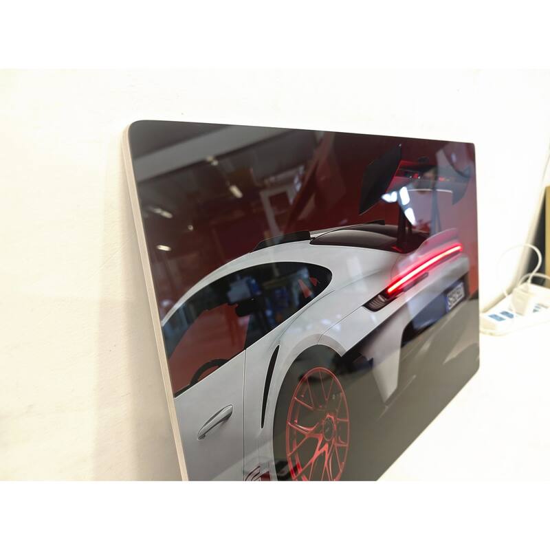 Sports Car LED Wall Art - Acrylic UV Printed Light Up Picture with Remote Control, Modern Illuminated Wall Decoration