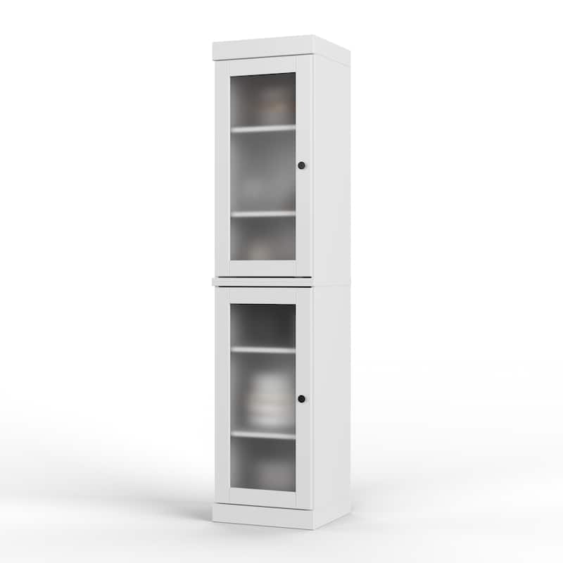 100% Solid Wood 16.5" Kitchen Pantry Cabinet with Doors by Palace Imports