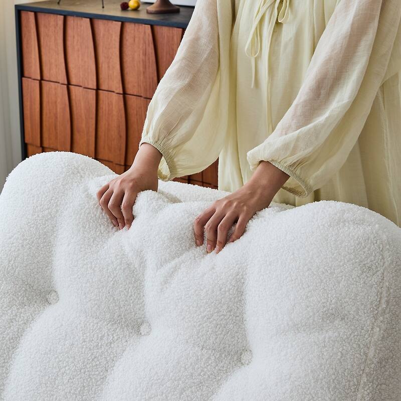 JASIWAY Chenille Pull-Out Single Sofa Bed